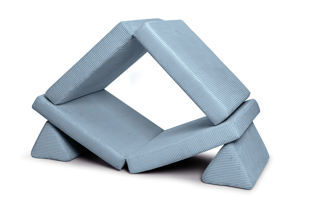 Shappy Play Sofa Pure Corduroy Sky Sugar