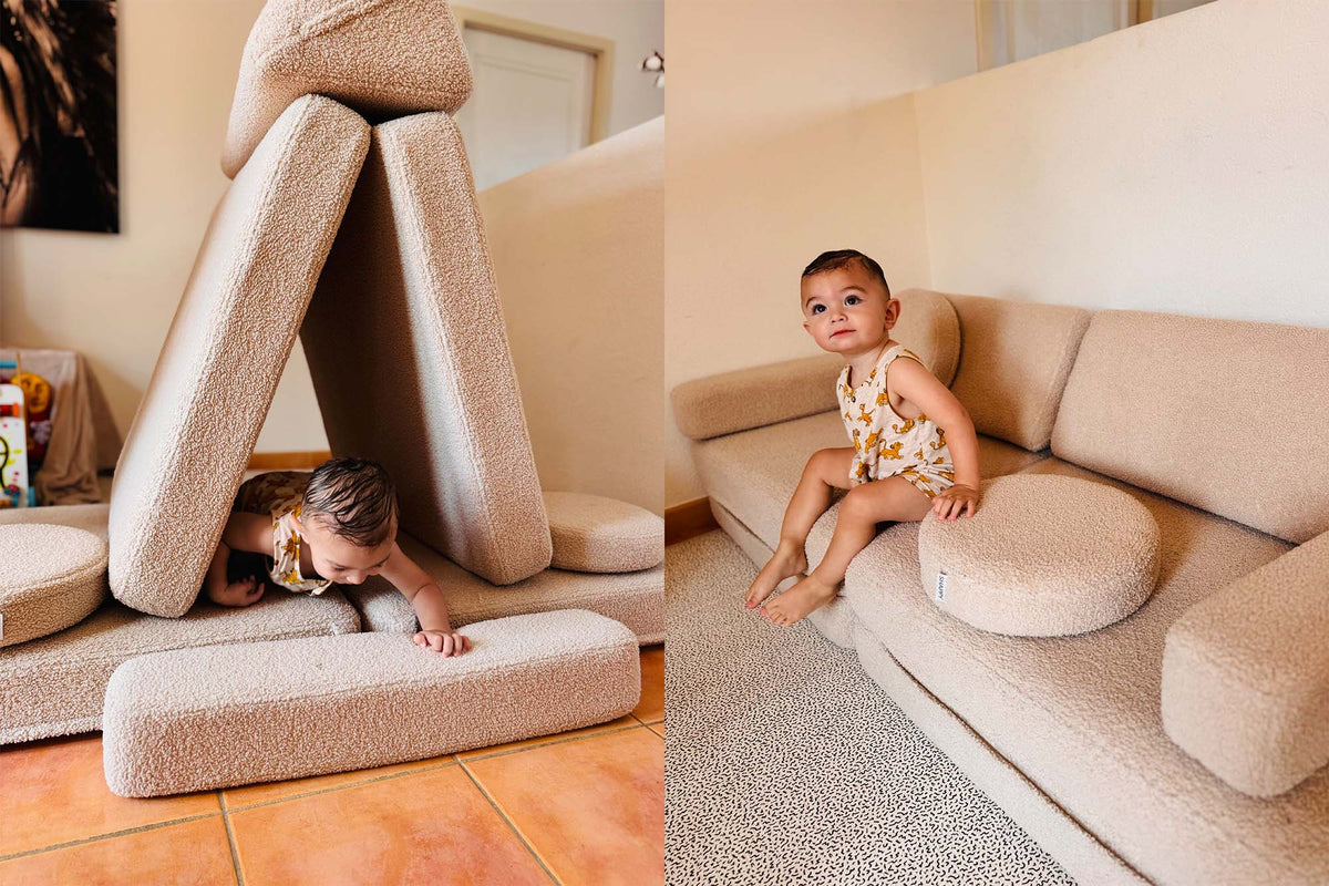 Shappy Teddy Play Sofa Light Beige